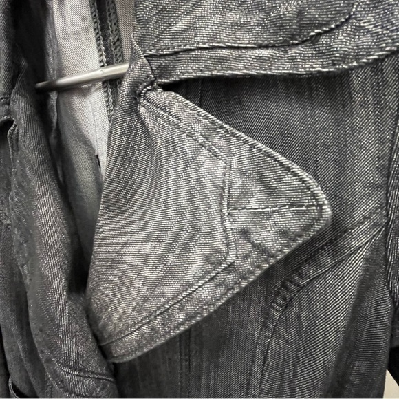 BACCINI jacket heathered black chambray size small - Picture 7 of 12